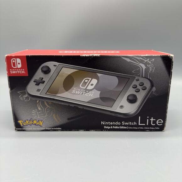 Nintendo Switch Lite Dialga Palkia Edition 32GB Complete in Box - Picture 2 of 10